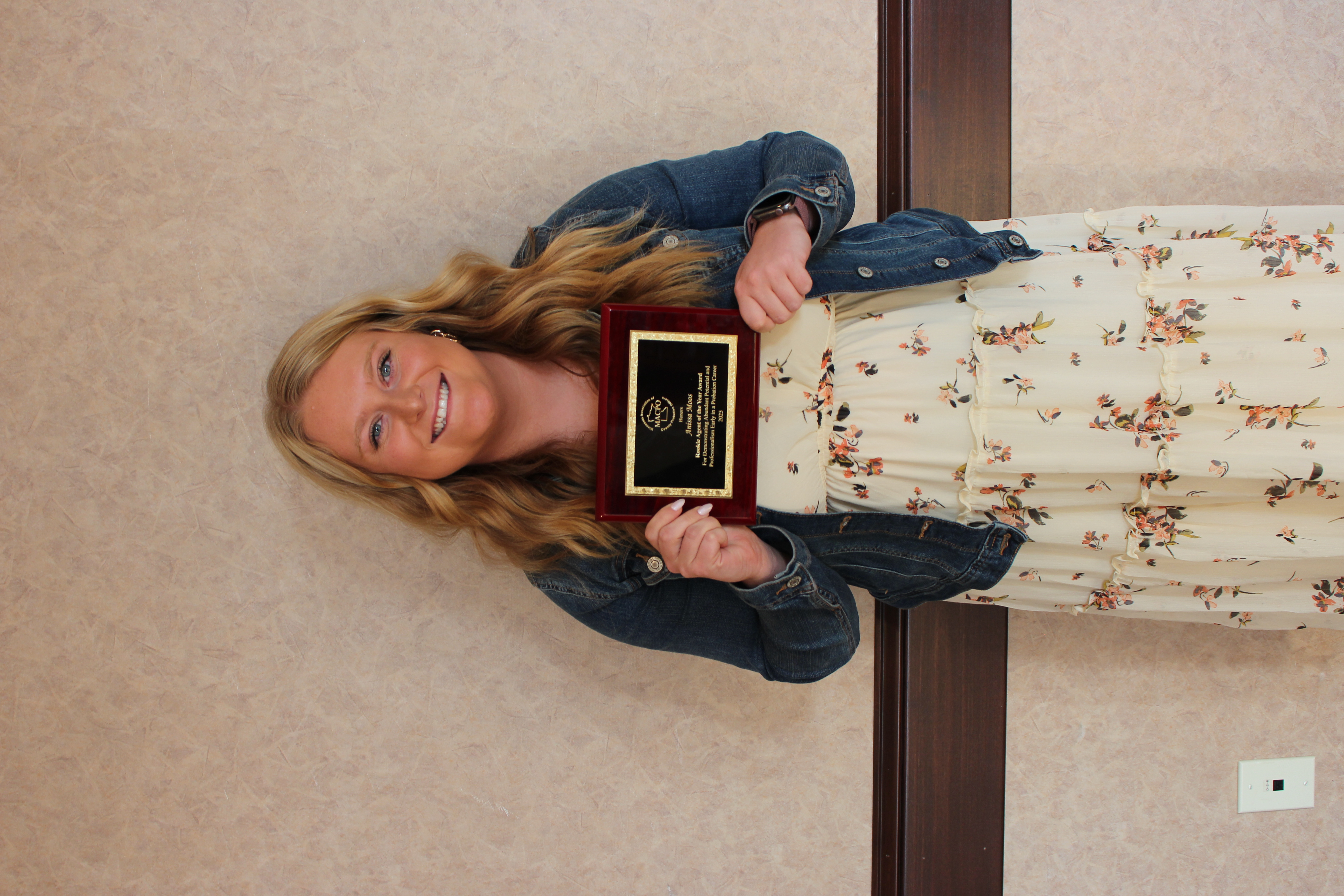 Anissa Moos - Rookie Agent of the Year
